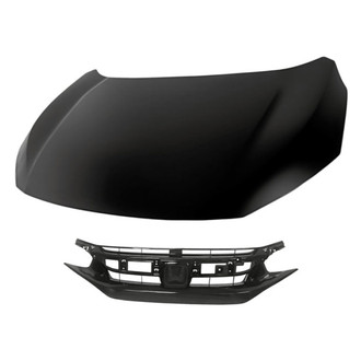 Replacement - 2-Piece (Hood Panel, Grille) (Standard Line)