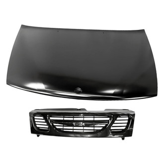 Replacement - 2-Piece (Hood Panel, Grille) (Standard Line)