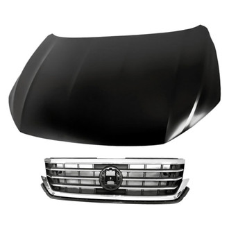Replacement - 2-Piece (Hood Panel, Grille) (Standard Line)