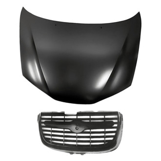 Replacement - 2-Piece (Hood Panel, Grille) (Standard Line)