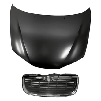 Replacement - 2-Piece (Hood Panel, Grille) (Standard Line)