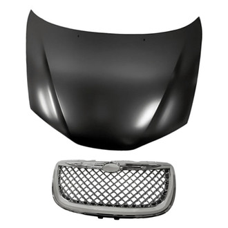 Replacement - 2-Piece (Hood Panel, Grille) (Standard Line)