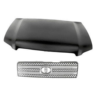 Replacement - 2-Piece (Hood Panel, Grille) (Standard Line)