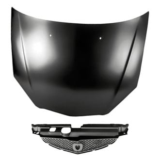 Replacement - 2-Piece (Hood Panel, Grille) (Standard Line)