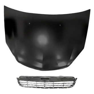 Replacement - 2-Piece (Hood Panel, Grille) (Standard Line)