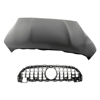 Replacement - 2-Piece (Hood Panel, Grille) (Standard Line)