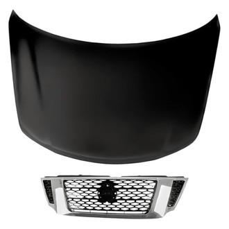Replacement - 2-Piece (Hood Panel, Grille)