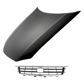 Replacement - 2-Piece (Hood Panel, Grille) (Standard Line)