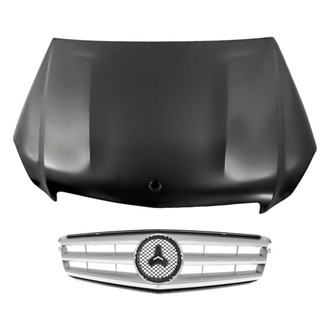 Replacement - 2-Piece (Hood Panel, Grille)
