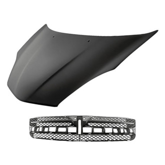 Replacement - 2-Piece (Hood Panel, Grille)