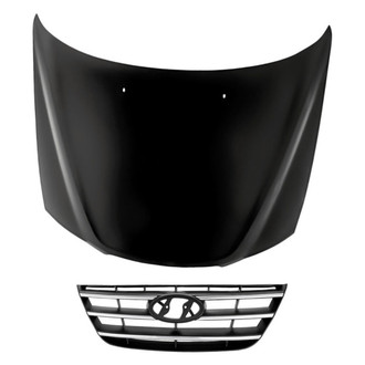 Replacement - 2-Piece (Hood Panel, Grille) (Standard Line)