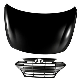 Replacement - 2-Piece (Hood Panel, Grille) (Standard Line)