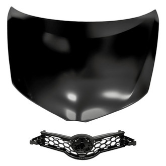 Replacement - 2-Piece (Hood Panel, Grille) (Standard Line)