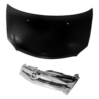 Replacement - 2-Piece (Hood Panel, Grille) (Standard Line)