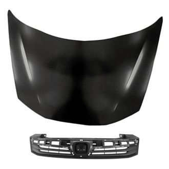 Replacement - 2-Piece (Hood Panel, Grille) (Standard Line)