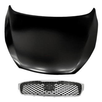 Replacement - 2-Piece (Hood Panel, Grille)