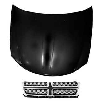 Replacement BNDL-209998 - 2-Piece (Hood Panel, Grille) (Standard Line)