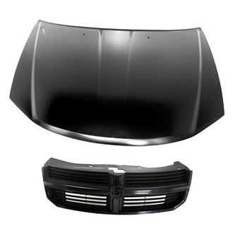 Replacement - 2-Piece (Hood Panel, Grille)