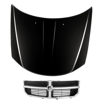 Replacement - 2-Piece (Hood Panel, Grille) (Standard Line)