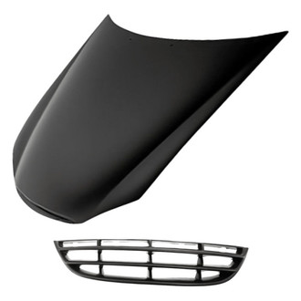 Replacement - 2-Piece (Hood Panel, Grille) (Standard Line)