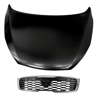 Replacement - 2-Piece (Hood Panel, Grille) (Standard Line)