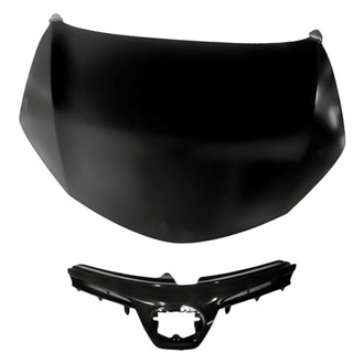 Replacement - 2-Piece (Hood Panel, Grille) (Standard Line)