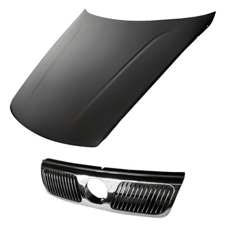 Replacement - 2-Piece (Hood Panel, Grille) (Standard Line)