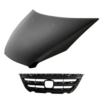 Replacement - 2-Piece (Hood Panel, Grille) (Standard Line)