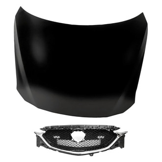 Replacement - 2-Piece (Hood Panel, Grille)