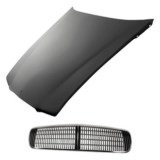 Replacement - 2-Piece (Hood Panel, Grille) (Standard Line)