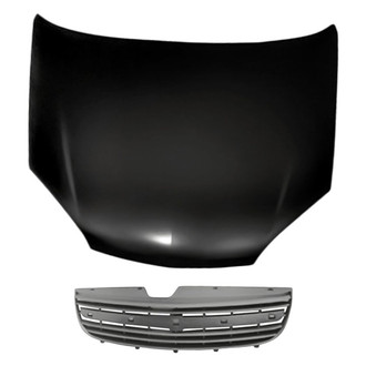 Replacement - 2-Piece (Hood Panel, Grille) (Standard Line)