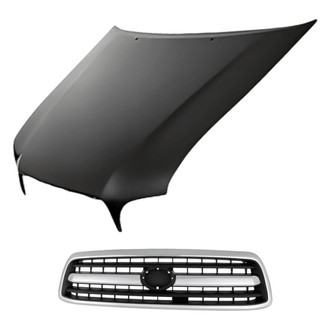 Replacement - 2-Piece (Hood Panel, Grille) (Standard Line)