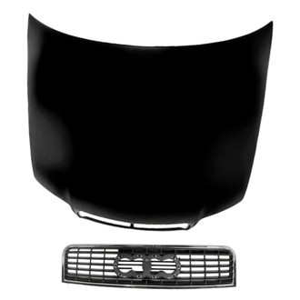 Replacement - 2-Piece (Hood Panel, Grille) (Standard Line)