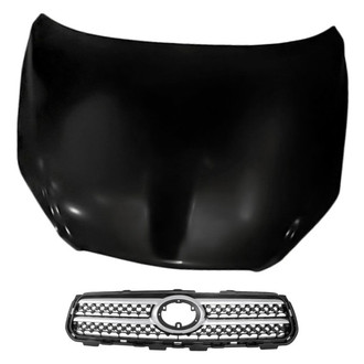Replacement - 2-Piece (Hood Panel, Grille) (Standard Line)