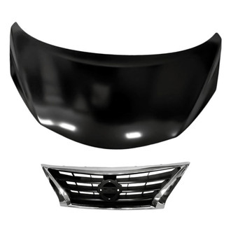 Replacement - 2-Piece (Hood Panel, Grille) (Standard Line)