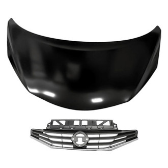 Replacement - 2-Piece (Hood Panel, Grille)