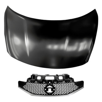 Replacement - 2-Piece (Hood Panel, Grille) (Standard Line)