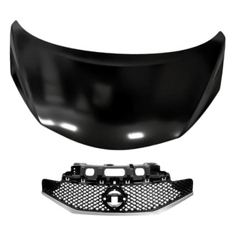 Replacement - 2-Piece (Hood Panel, Grille) (Standard Line)