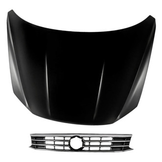 Replacement - 2-Piece (Hood Panel, Grille) (Standard Line)