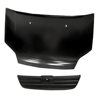 Replacement - 2-Piece (Hood Panel, Grille)
