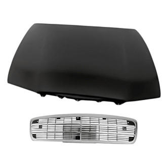 Replacement - 2-Piece (Hood Panel, Grille) (Standard Line)