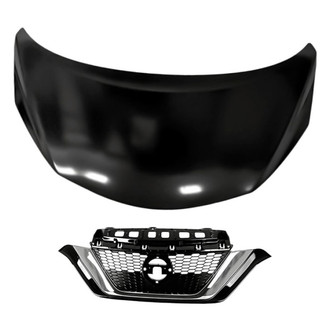 Replacement - 2-Piece (Hood Panel, Grille) (Standard Line)