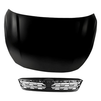 Replacement - 2-Piece (Hood Panel, Grille)
