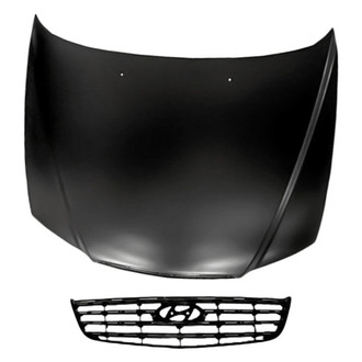 Replacement - 2-Piece (Hood Panel, Grille) (Standard Line)
