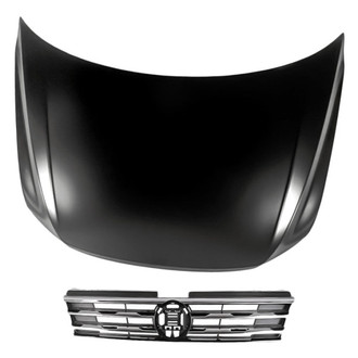 Replacement - 2-Piece (Hood Panel, Grille) (Standard Line)