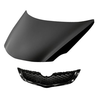 Replacement - 2-Piece (Hood Panel, Grille) (Standard Line)