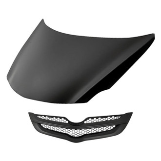 Replacement - 2-Piece (Hood Panel, Grille) (Standard Line)