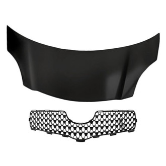 Replacement - 2-Piece (Hood Panel, Grille) (Standard Line)