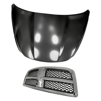 Replacement - 2-Piece (Hood Panel, Grille) (Standard Line)