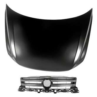 Replacement - 2-Piece (Hood Panel, Grille) (Standard Line)
